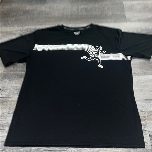 Brooks Black reflective gray Graphic Short Sleeve Tee - Picture 5 of 5